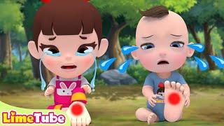 Band aid Johny Johny Yes Papa & The Boo Boo Nursery Rhymes & Kids Songs | Kindergarten | LimeAndToys