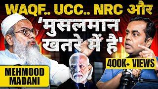 Waqf Act, CAA, NRC और Modi से खतरा | Mehmood Madani | Sushant Sinha | Waqf Bill | Yogi Adityanath