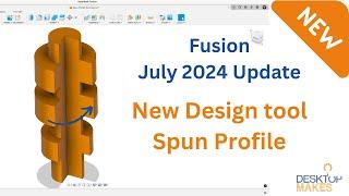 New Fusion Design Tool - Spun Profile