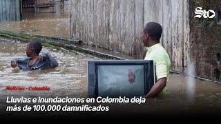 Lluvias e inundaciones en Colombia deja más de 100.000 damnificados