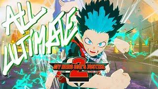 MY HERO ONE'S JUSTICE 2 ALL ULTIMATE ATTACKS