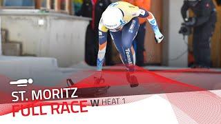 St. Moritz | BMW IBSF World Cup 2021/2022 - Women's Skeleton Heat 1 | IBSF Official