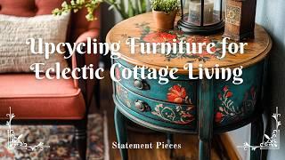 Eclectic Cottage Living: Upcycling Furniture into Statement Pieces