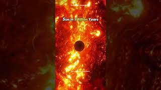 Sun Now Vs Future #space #universe