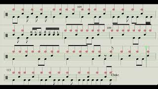 LOVE STORY - TAYLOR SWIFT DRUMS SHEET MUSIC , BACKING TRACKS, DRUMS BOOSTED