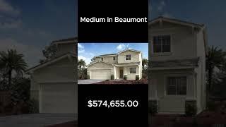 Affordable homes in Beaumont, California