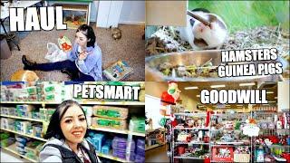 PETSMART HAMSTERS & GUINEA PIGS | Hamster Supplies Goodwill Shopping & Haul