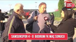 #canlı Samsunspor - Bodrum fk Maç Sonrası