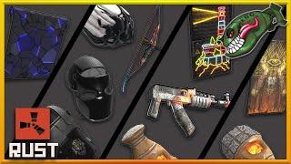 Rust Skins | Adobe Furnace, Black Diamond HQM, Neonwire Bow, Quarantine Rock, Heater AR #384