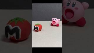 Kirby eats Max tomato | Kirby Maxim tomato polymer clay art #kirby #polymerclay #maximtomato #clay