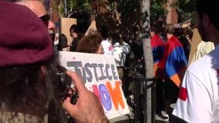 Protesting Safarov's Pardon in Los Angeles