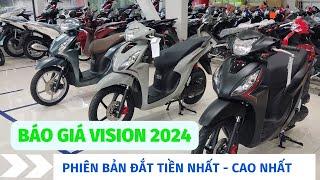 Vision 2024 phiên bản thể thao và phiên bản đặc biệt. Báo giá phiên bản Vision đắt nhất #vision