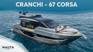 Cranchi Yachts - Sessantasette 67 corsa - boat tour esterni e cabine