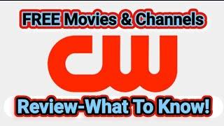 CW Network|FREE Streaming TV With Guide-Worth It⁉️