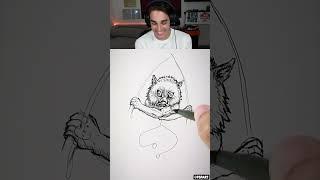 Turning A Stick Figure Into The Coolest Drawing