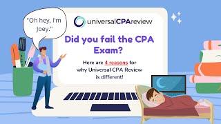 Didn't pass the CPA exam? Learn how Universal CPA Review can help!