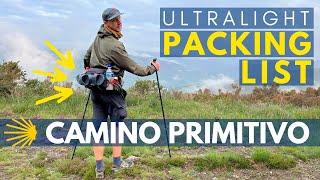 Men’s Ultralight Camino Primitivo Packing List | Camino de Santiago Guide, Spring / Summer