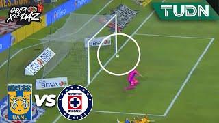 ¡PALO! | Salvada milagrosa a los felinos | Tigres 0-1 Cruz Azul | Grita México C22 - 4tos | TUDN