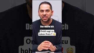 Omid sagt ausersehen den falschen Preis