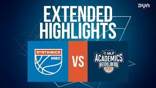 Extended Highlights: Syntainics MBC - MLP Academic Heidelberg | BBL Pokal I  @dynbasketball