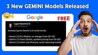 Google just released the STABLE build of Gemini 2.5 (including a new model!) —Mind-Blowing Upgrades!
