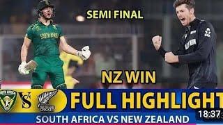 world cup 2015 New Zealand vs South Africa First Smi final Highlights