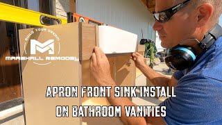 Bathroom Sink Install | Apron/Farmhouse