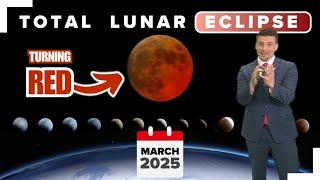 Full moon will turn red this March | Total Lunar Eclipse 2025