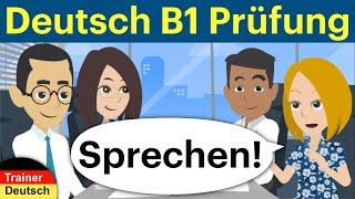 Deutsch B1 Sprechen. German B1 Speaking Goethe.