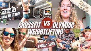 Crossfit vs Olympic weightlifting, the truth about starting crossfit as a beginner VLOG
