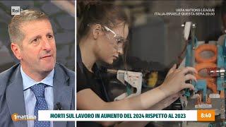 Morti sul lavoro - Unomattina 14/10/2024