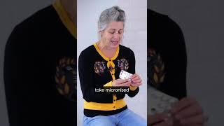 Menopause and Hormone Therapy: How Estrogen and Progesterone Are Used #shorts #menopausesymptoms