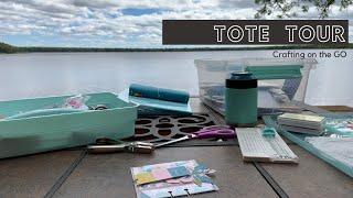 Travel Craft Tote Tour |  Crafting on the GO | DIY Craft Stash Kit