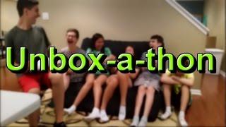Unbox-a-thon with Friends! || Feat. DGCubes, Hashtag Cuber, TPC, Derpy Cuber, and Noob Cube!