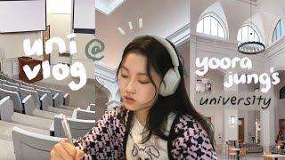 a week in yoora jung’s university (i.e. notre dame) ️ uni vlog