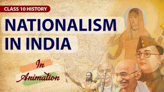 Nationalism in India Full chapter in animation | Class 10 Social studies