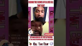 Taylor Elajas | Behind the scenes with MySphera ig live Kill That beat