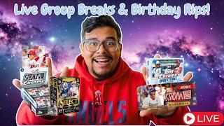 Live Group Break! 3 Year Topps Baseball Break! 1/1Rookie Debut Patch Hunting & Birthday Celebration