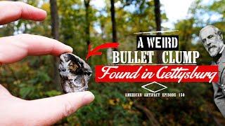 A WEIRD 4 Bullet Clump Found in Gettysburg on Culp's Hill!!! | American Artifact Episode 150