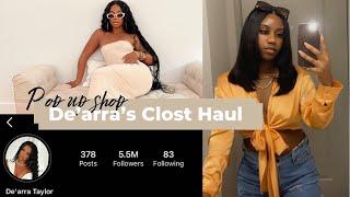 Dearra’s Pop Up Shop Closet | Try On Haul | I spent $500!