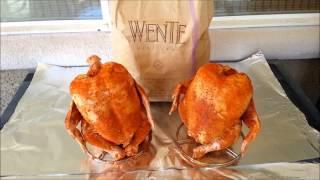 Barrel Smoked Chicken w/ Wine Barrel Wood