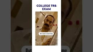 College TRB Aspirants' reaction for Assistant Professor TRB #exam Notification  #professoracademy