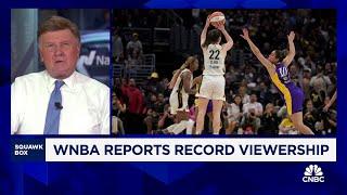 WNBA reports record viewership