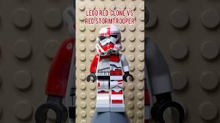 Lego Star Wars Red Clone Trooper VS Red Stormtrooper #lego #legostarwars