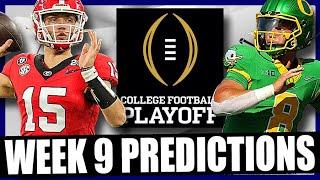 Week 9 College Football Playoff Predictions