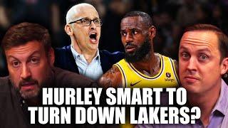 Dan Hurley TURNS DOWN LeBron James & Lakers To STAY At UConn | OutKick Hot Mic