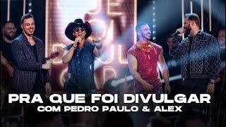 Douglas e Henrique & Pedro Paulo e Alex - Pra Que Foi Divulgar (Vídeo Oficial)