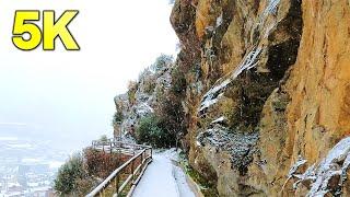 5K Snow Walk Andorra | GoPro HERO 11 Black 60fps | Mountain Walking ASMR