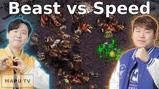 ENSNARE build! - Beast vs Speed - (StarCraft BW)