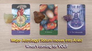 This is MAJOR! What will Saturn Moving into Aries Bring for You!Pick A Card Tarot